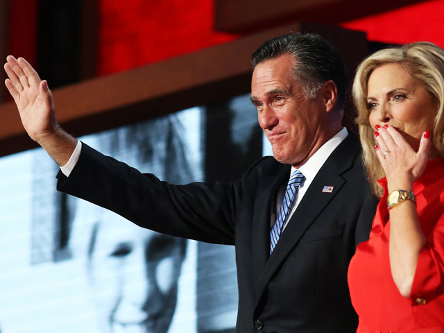 Кандидат в президенты США от Республиканской партии Митт Ромни и его супруга Энн