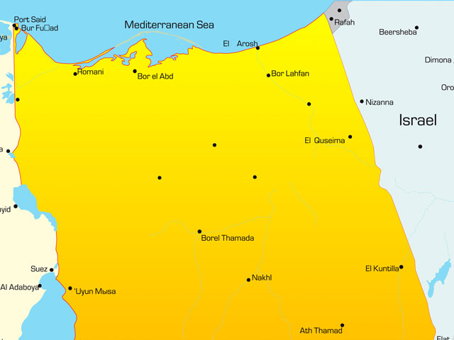 Северная часть Синайского полуострова