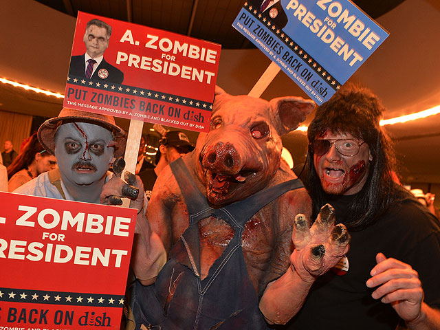 "Зомби в президенты": стартовала избирательная кампания ходячего мертвеца