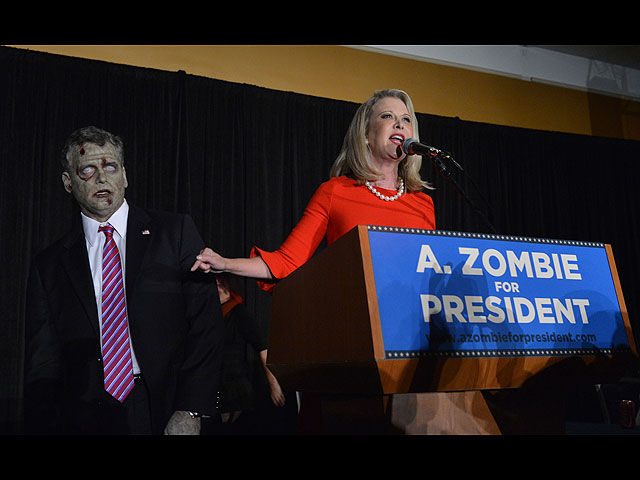 "Зомби в президенты": стартовала избирательная кампания ходячего мертвеца