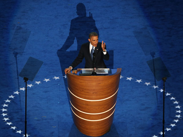Барак Обама на съезде демократов. Шарлотт, 6 сентября 2012 года