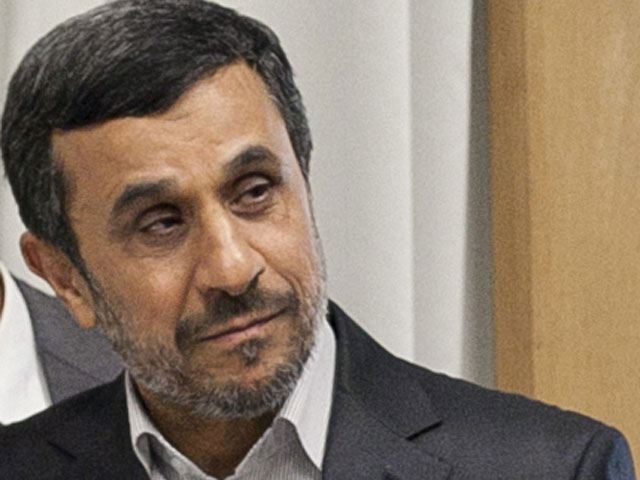 Президент Ирана Махмуд Ахмадинеджад в Нью-Йорке. 24 сентября 2012 года
