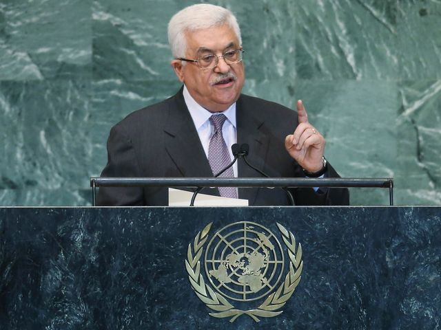 Махмуд Аббас выступает в ООН. 27.09.2012