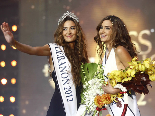 Объявлены имена победительниц конкурса "Мисс Ливан 2012". Первой королевой красоты стала Рина Чибани, второе место и титул вице-мисс был отдан ее сестре-близнецу Роми Чибани