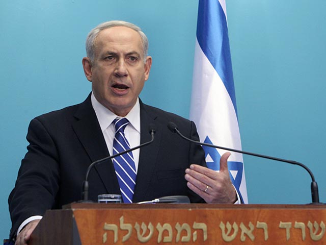 Биньямин Нетаниягу во время объявления о проведении досрочных выборов. Иерусалим, 9 октября 2012 года