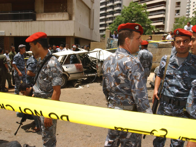 После теракта в христианском квартале Бейрута (архив)