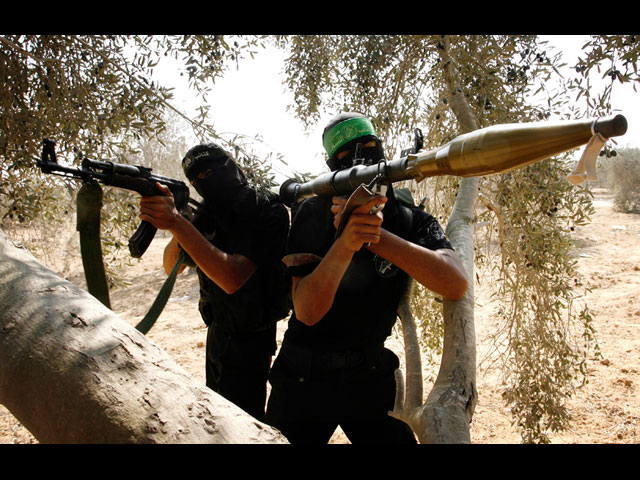 Учения боевиков ХАМАС около Рафаха. 25 октября 2012 года
