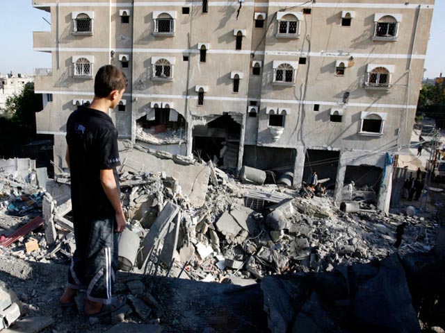 Ночью в Газе был разрушен офис Russia Today