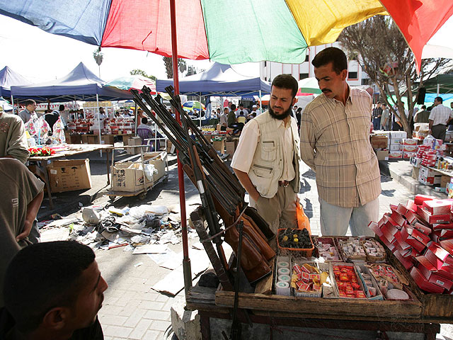 На рынке в Газе
