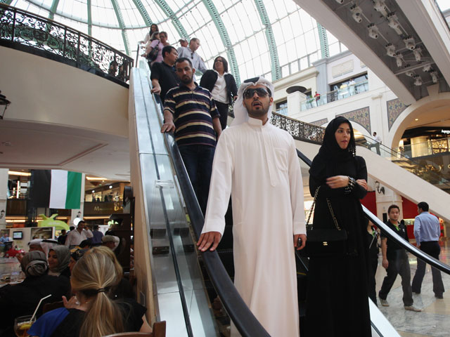 В торговом центре в Дубаи
