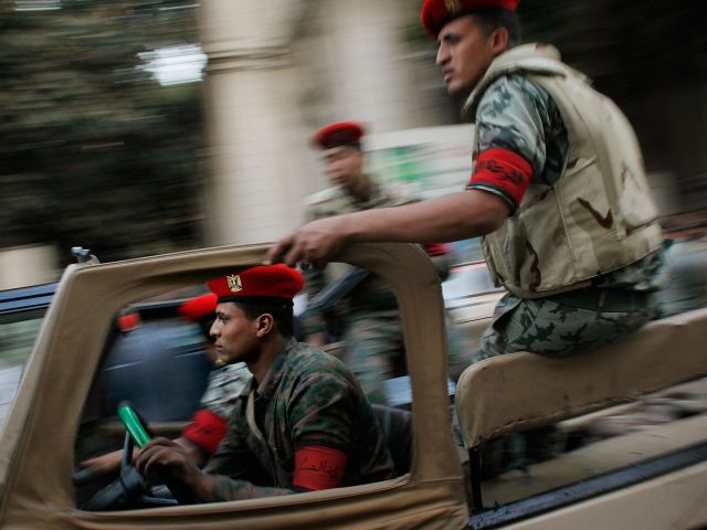 Сотрудники египетских сил безопасности