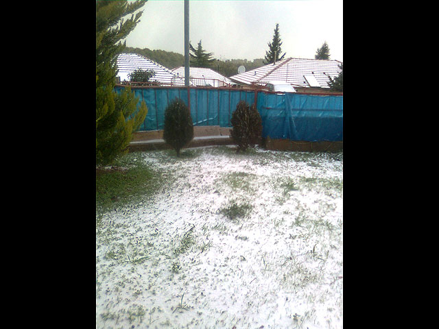 Снег в Цфате