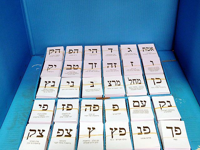 Солдаты начали голосовать на выборах в Кнессет