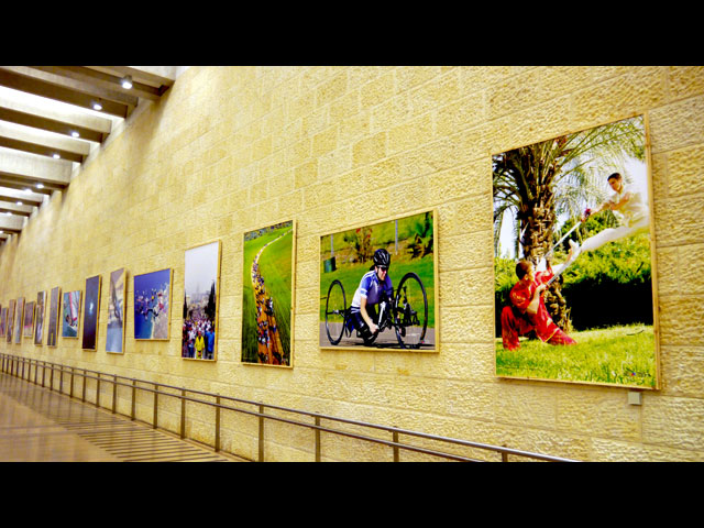 В аэропорту имени Бен-Гуриона открылась выставка спортивных фотографий