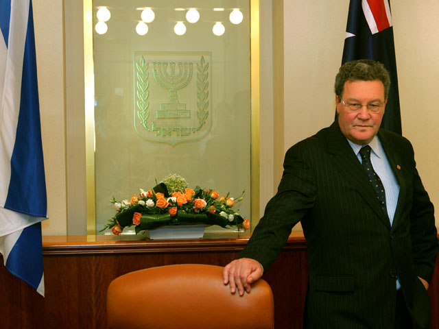 Александр Даунер во время визита в Израиль. 2007-й год