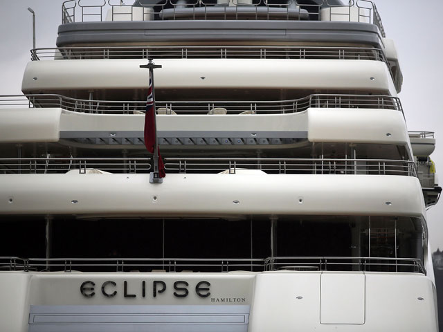 Яхта "Eclipse" в Нью-Йорке. 19 февраля 2013 года