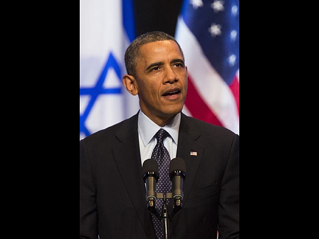 Президент США Барак Обама 21 марта выступил с речью перед студентами израильских высших учебных заведений в "Биньяней а-Ума" в Иерусалиме