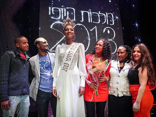 На конкурсе "Королева красоты Израиля 2013"