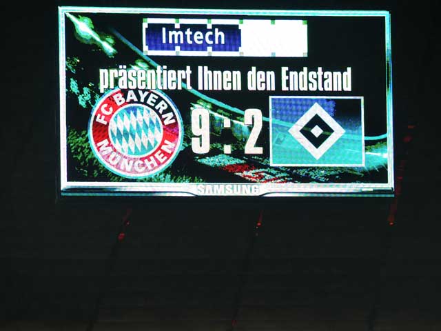 Чемпионат Германии: "Бавария" забила девять мячей в ворота "Гамбурга"