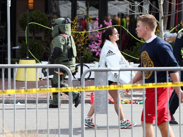 После взрывов на Бостонском марафоне. 15 апреля 2013 года
