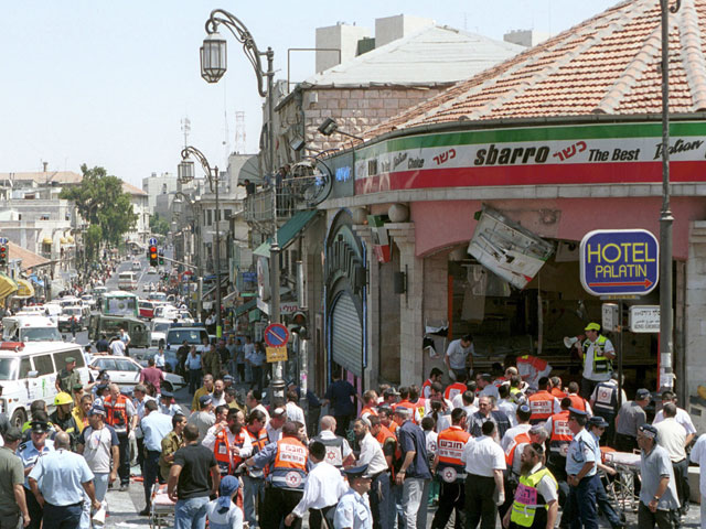 После теракта в "Сбарро" в 2001-м году