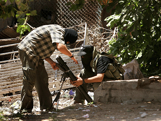 Палестинские террористы выпустили по территории Израиля 4 минометных снаряда