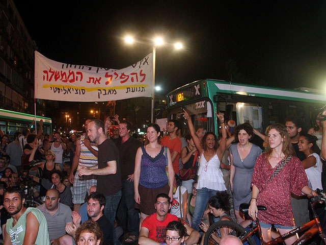 Акции протеста проходят в Тель-Авиве, Рамат-Гане, Хайфе, Иерусалиме и Ашдоде