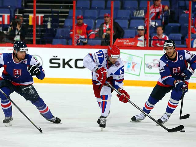 Чемпионат мира по хоккею: россияне победили сборную Словакии