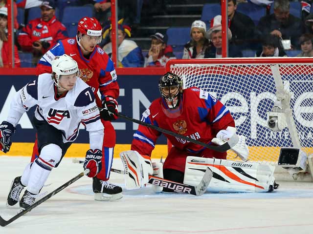 Чемпионат мира по хоккею: россияне победили сборную США