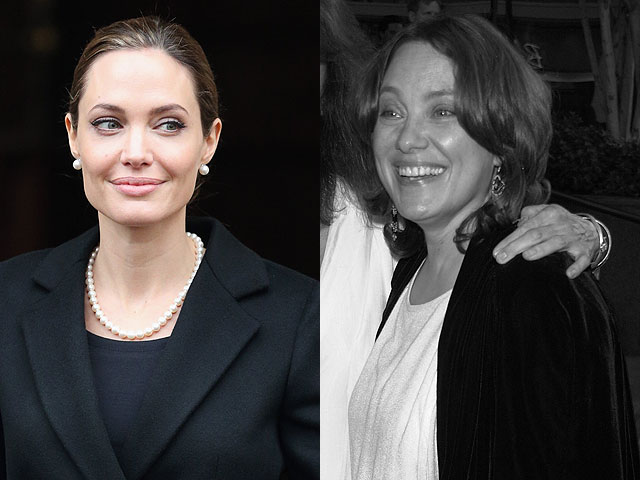 Анджелина Джоли в апреле 2013-го и ее мать Марсиа Линн (Маршелин) Бертран в июле 2001 года