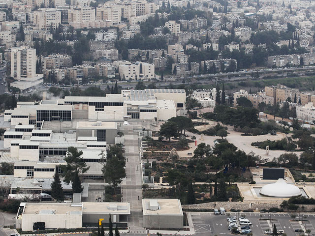 Вид с воздуха на Музей Израиля в Иерусалиме