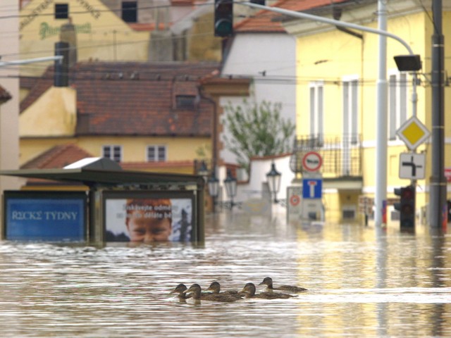 Наводнение в Праге: уровень воды продолжает подниматься