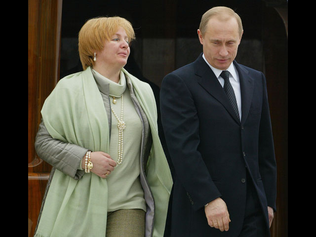Владимир и Людмила Путины. 2003 год