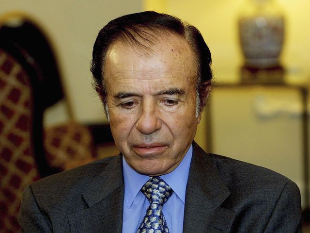 Карлос Менем в 2003 году