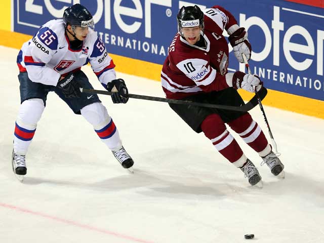 Сюрприз чемпионата мира по хоккею: сборная Латвии одолела словаков