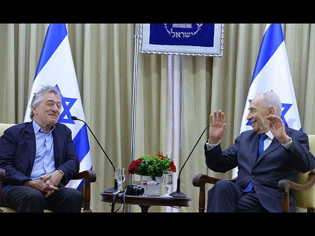 Во вторник, 18 июня, президент Израиля Шимон Перес принял в своей резиденции очередного почетного гостя &#8211; знаменитого голливудского актера и режиссера Роберта Де Ниро
