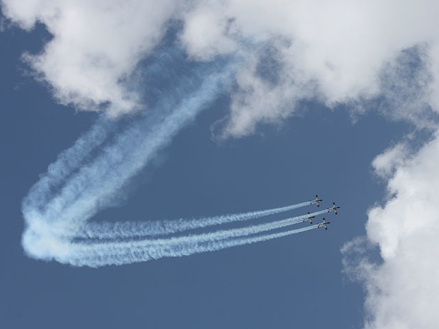 Парад военно-воздушных сил Израиля. 16 апреля 2013 года