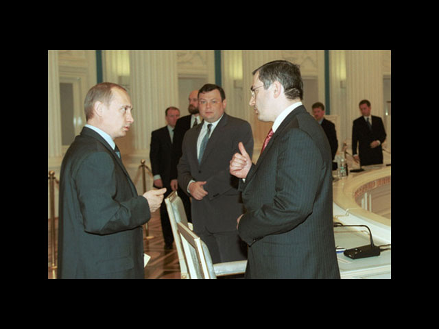 Ходорковский и Путин в 2001-м году