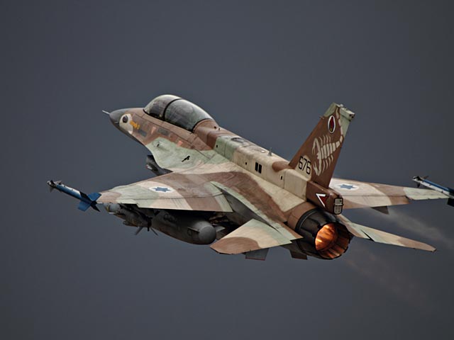 Около побережья сектора Газы разбился F-16 ВВС ЦАХАЛа