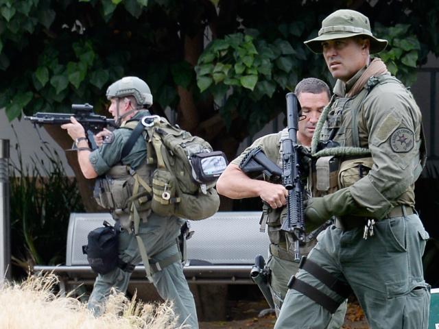 Бойцы полицейского спецназа SWAT