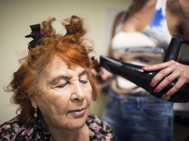 На конкурсе красоты среди женщин, переживших Холокост. Хайфа, 22 августа 2013 года