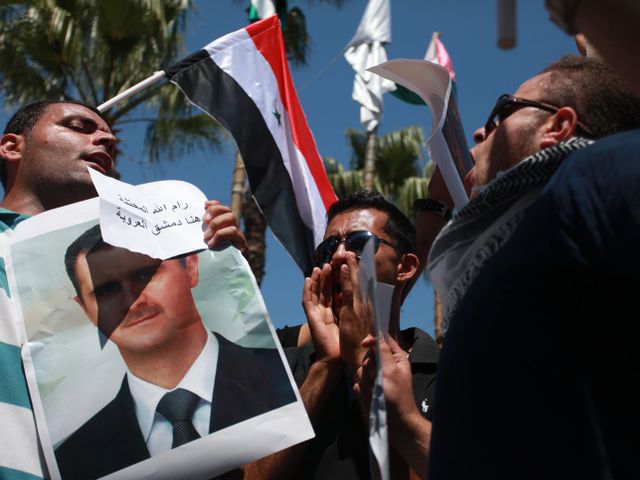 Антивоенная демонстрация в Рамалле, 31.08.2013