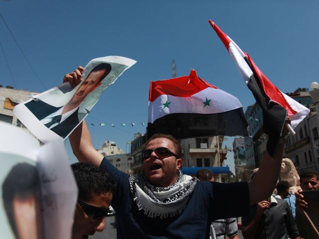 Антивоенная демонстрация в Рамалле, 31.08.2013