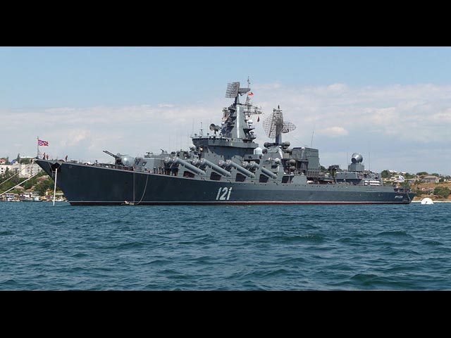 Россия отправила в Средиземное море ракетный крейсер "Москва"