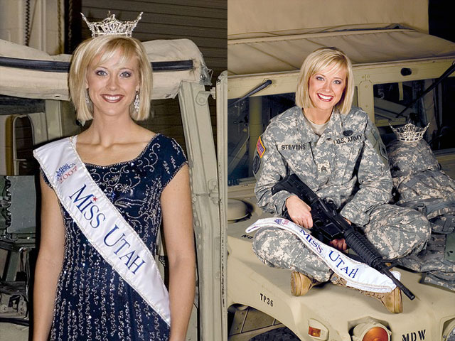 "Мисс Юта 2007" Джилл Стивенс &#8211; батальонный врач Национальной гвардии