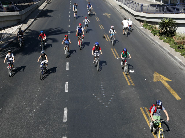 В среду, 25 сентября, центр Тель-Авива будет перекрыт из-за велопробега