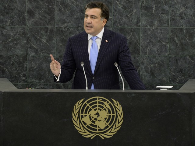 Выступление президента Грузии Михаила Саакашвили на Генассамблее ООН, 25 сентября 2013 г.