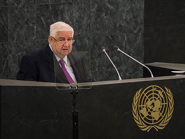 Выступление Валида Муаллема в ООН. 30 сентября 2013 года