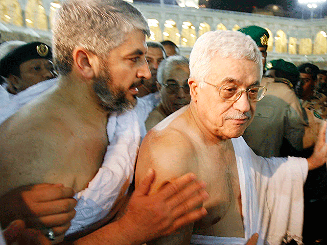 Лидер ХАМАС Халид Машаль и лидер ФАТХ Махмуд Аббас в Мекке