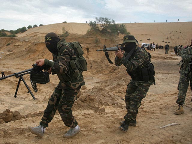 Учения боевиков ХАМАС